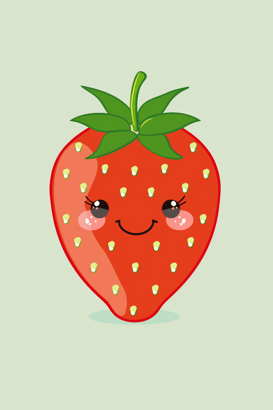 Joyful Strawberry Smile
